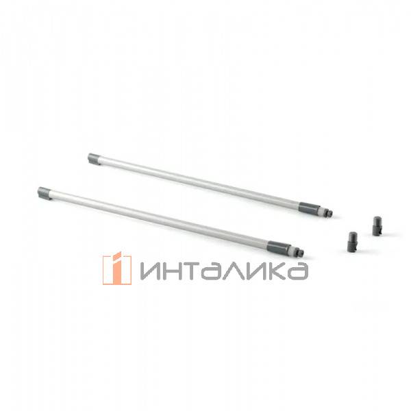 Комплект рейлингов круглых верхних FIRMAX Newline, NL350, алюминий, серый – 1