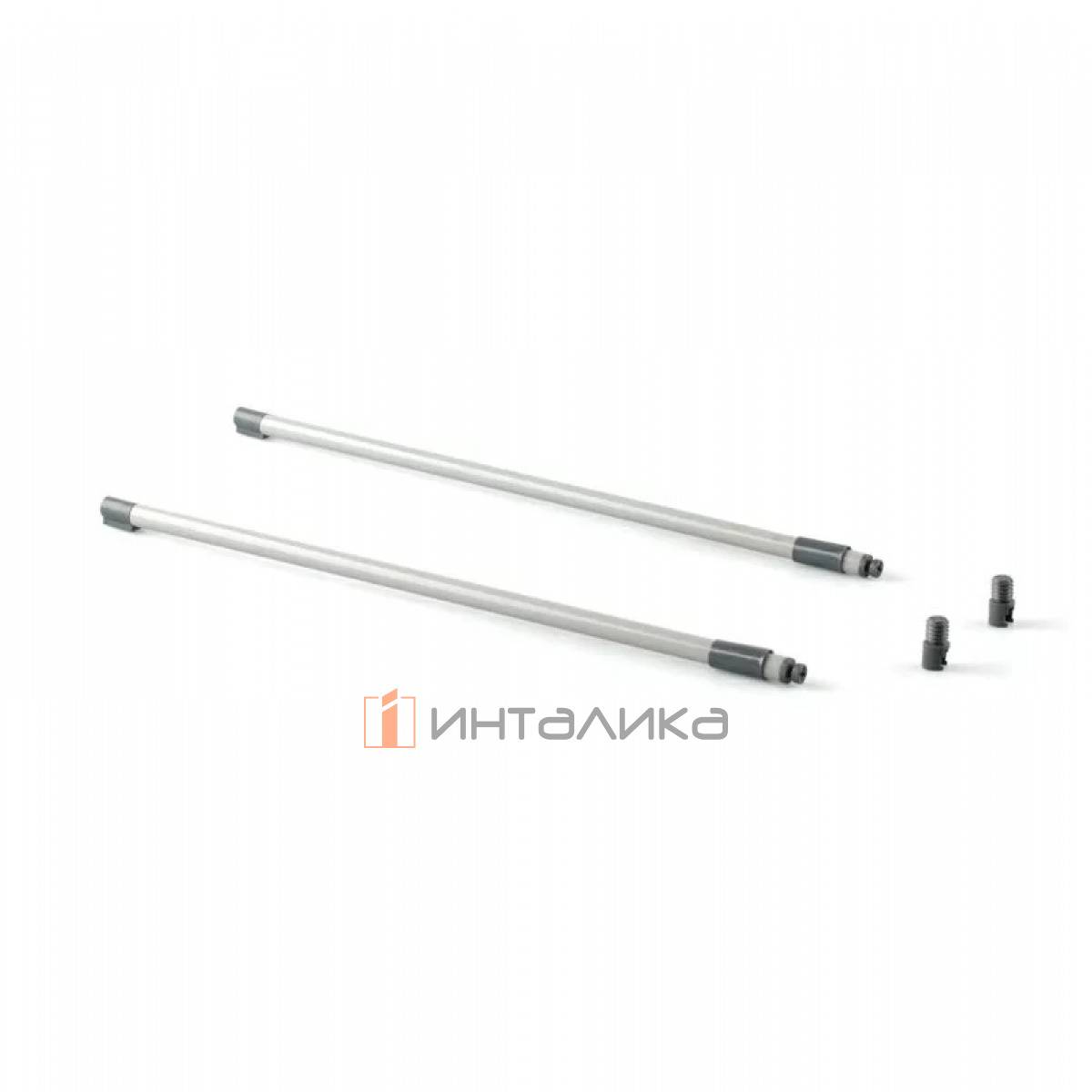 Комплект рейлингов круглых верхних FIRMAX Newline, NL300, алюминий, серый