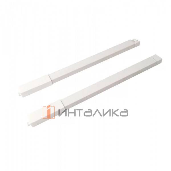 Комплект рейлингов квадратных верхних FIRMAX Newline, NL350, алюминий, белый – 2