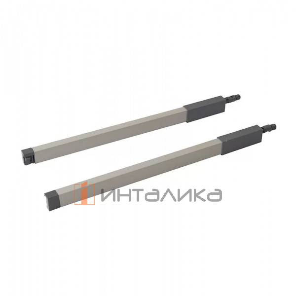 Комплект рейлингов квадратных верхних FIRMAX Newline, NL500, алюминий, серый – 3