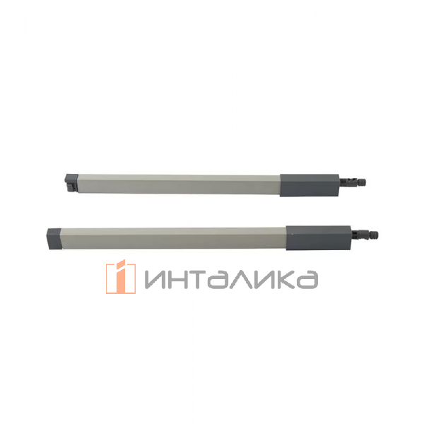 Комплект рейлингов квадратных верхних FIRMAX Newline, NL350, алюминий, серый – 2