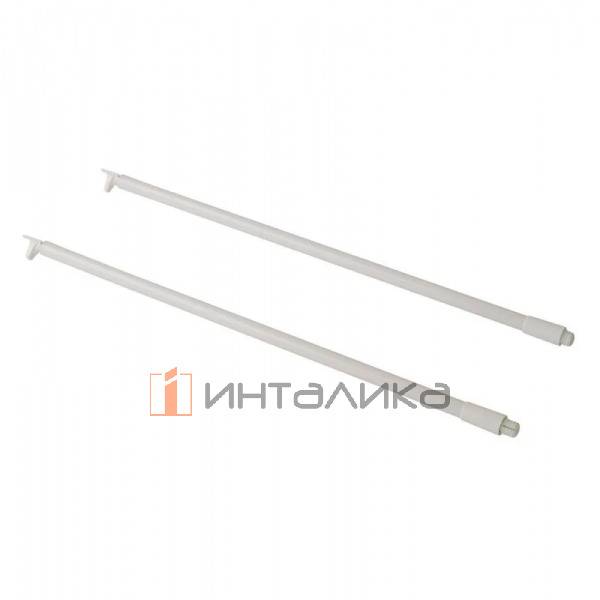 Комплект рейлингов круглых средних FIRMAX Newline, NL450, алюминий, белый – 1