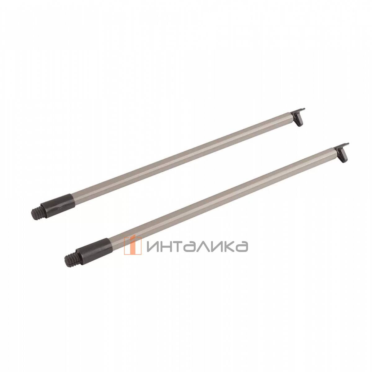 Комплект рейлингов круглых средних FIRMAX Newline, NL300, алюминий, серый