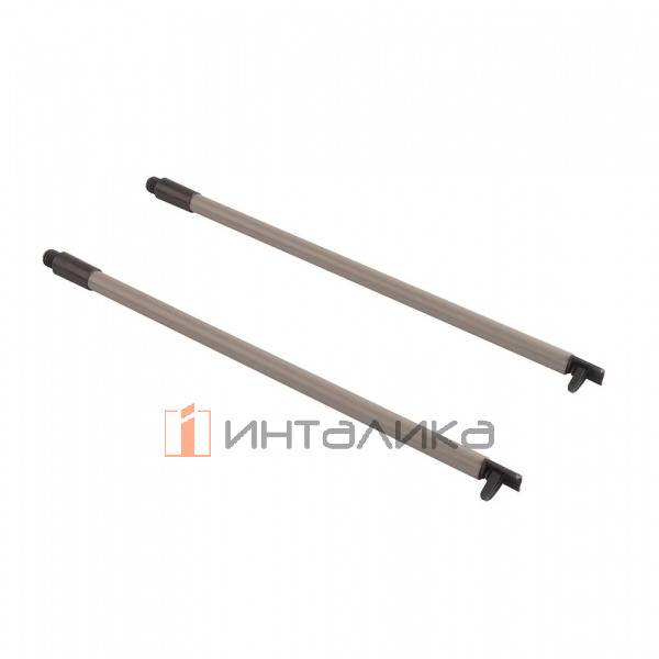 Комплект рейлингов круглых средних FIRMAX Newline, NL300, алюминий, серый – 3