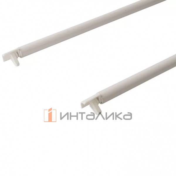 Комплект рейлингов круглых средних FIRMAX Newline, NL550, алюминий, белый – 4