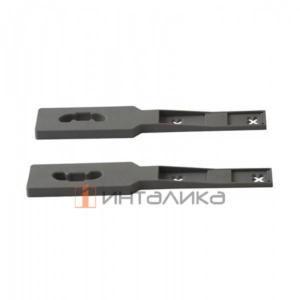 Комплект шаблонов FIRMAX для монтажа рейлингов на ящик Newline, пластик, серый – 2