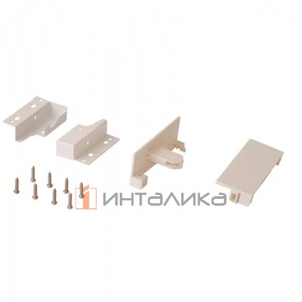 Комплект креплений FIRMAX для внутреннего ящика Newline, H84, белый (соединители передней панели, соединители задней стенки, заглушки, винты) – 2