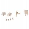 Превью Комплект креплений FIRMAX для внутреннего ящика Newline, H84, белый (соединители передней панели, соединители задней стенки, заглушки, винты) – 3