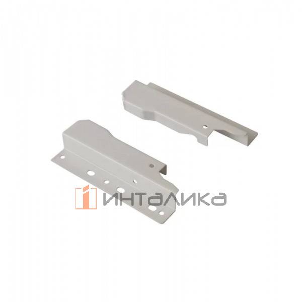 Комплект соединителей задней стенки Firmax для ящика Newline с 1 рейлингом, H135, серый – 4