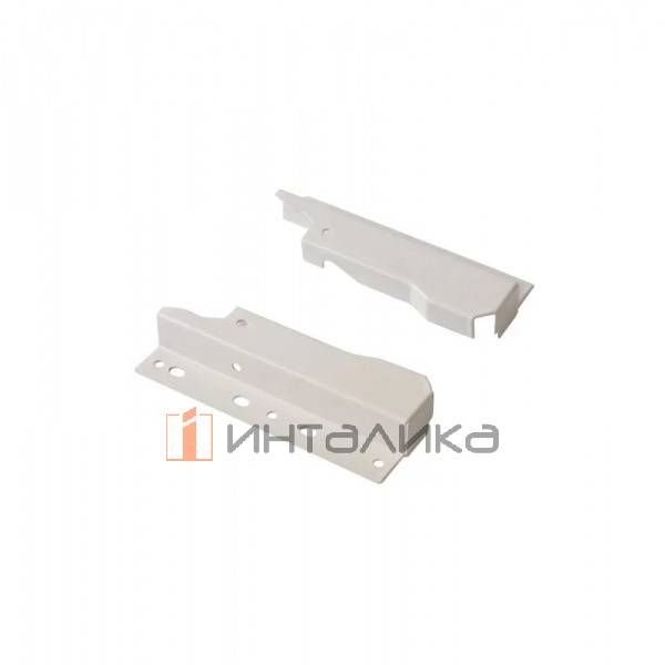 Комплект соединителей задней стенки Firmax для ящика Newline с 1 рейлингом, H135, серый – 2