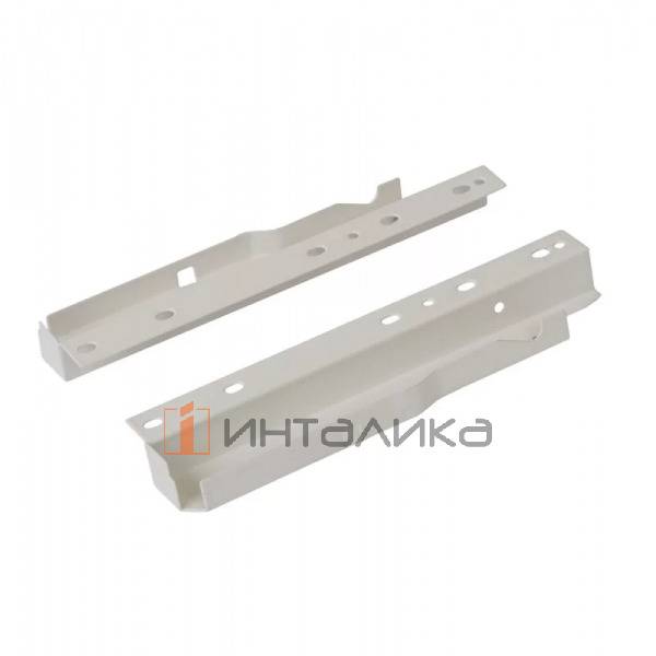 Комплект соединителей задней стенки Firmax для ящика Newline с 2 рейлингами, H199, белый – 1