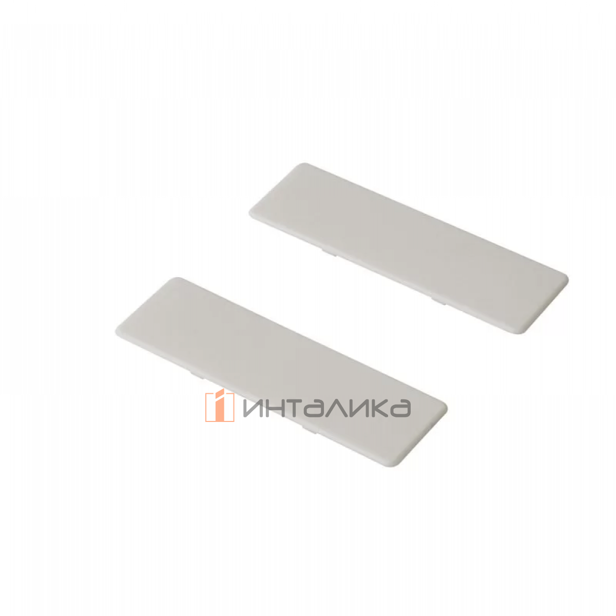 Комплект заглушек FIRMAX для ящика Newline, без логотипа, пластик, белый