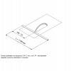 Превью Рейлинг фронтальный Firmax для внутреннего ящика Newline, квадратный, L1100, белый – 4