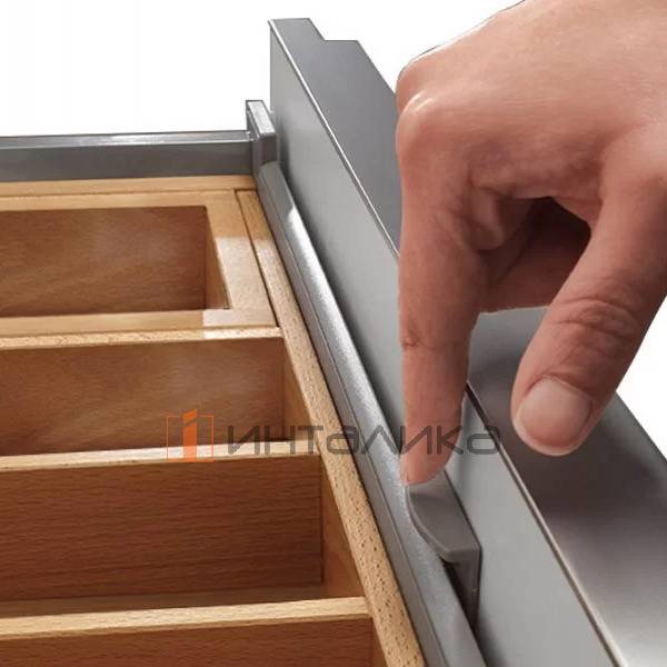 Ручка для внутреннего ящика Firmax Newline (комплект), серый – 6