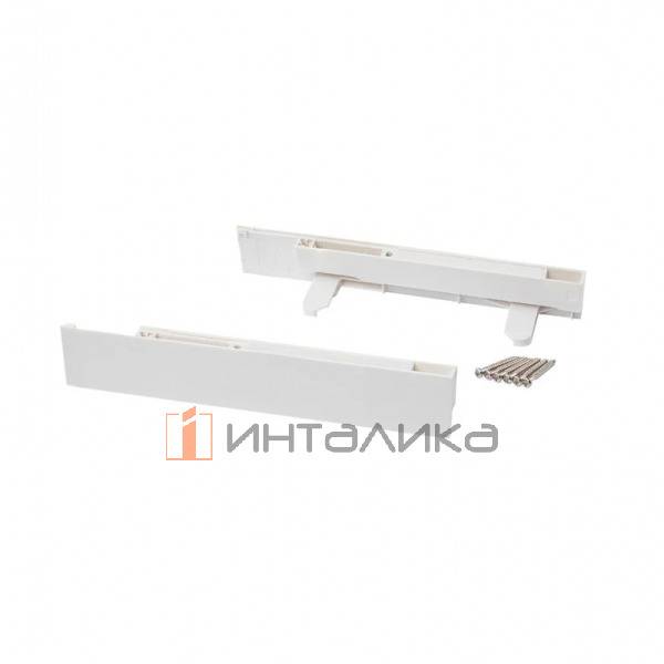 Комплект соединителей передней панели FIRMAX для внутреннего ящика Smartline, H199 (держатели передней панели, заглушки, винты) белый – 1