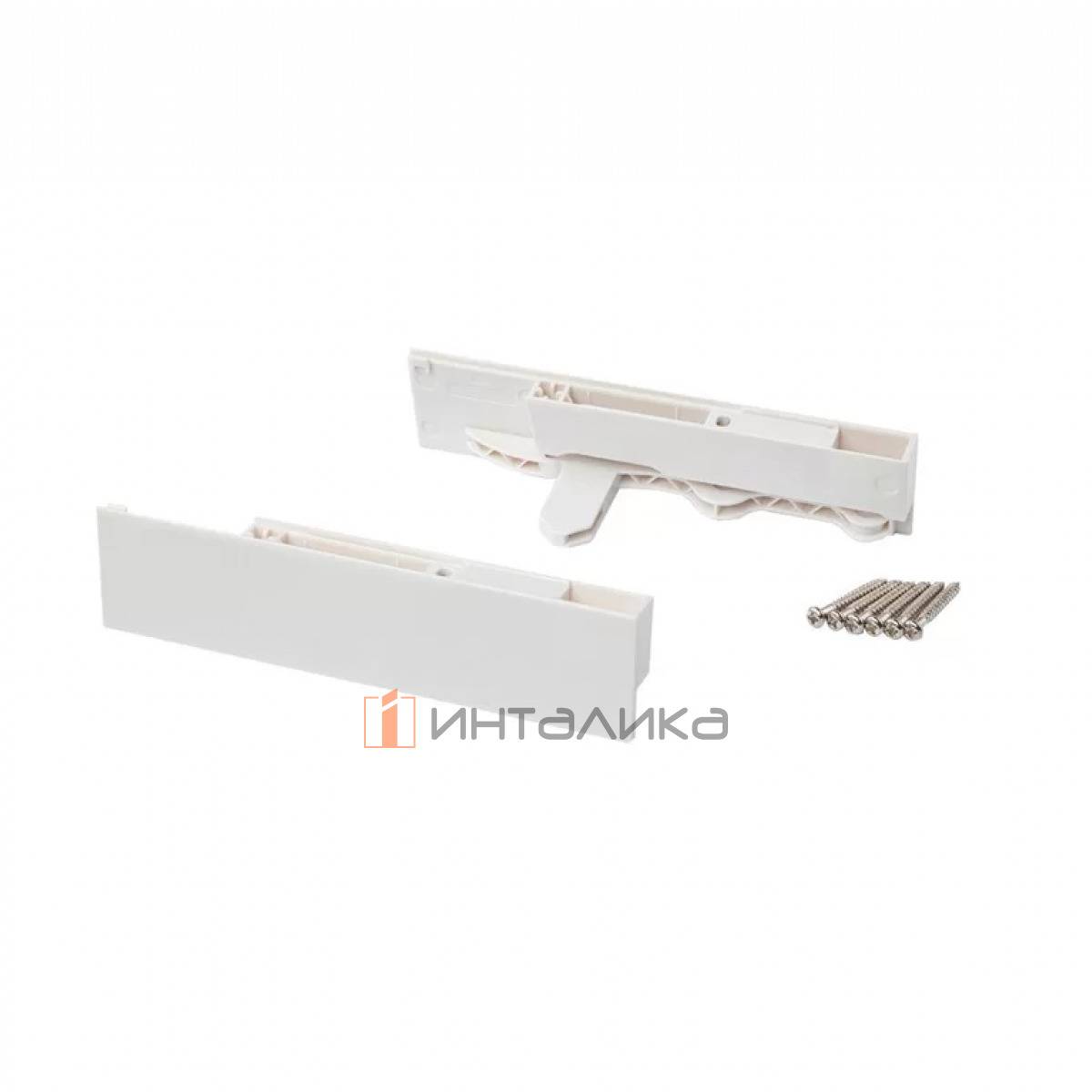 Комплект соединителей передней панели FIRMAX для внутреннего ящика Smartline, H135 (держатели передней панели, заглушки, винты) белый