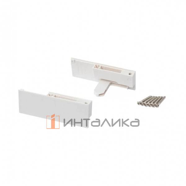 Комплект соединителей передней панели FIRMAX для внутреннего ящика Smartline, H84 (держатели передней панели, заглушки, винты) белый – 1