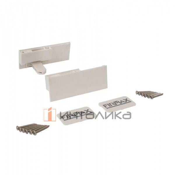 Комплект соединителей передней панели FIRMAX для внутреннего ящика Slimline, H89 (держатели передней панели, заглушки, винты) антрацит – 2