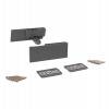 Превью Комплект соединителей передней панели FIRMAX для внутреннего ящика Slimline, H89 (держатели передней панели, заглушки, винты) антрацит – 3