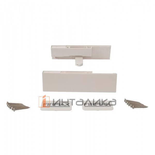 Комплект соединителей передней панели FIRMAX для внутреннего ящика Slimline, H121 (держатели передней панели, заглушки, винты) перламутр – 2