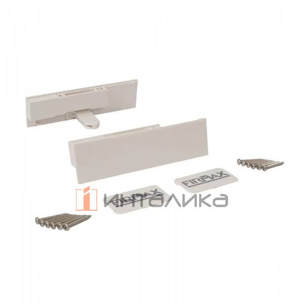 Комплект соединителей передней панели FIRMAX для внутреннего ящика Slimline, H121 (держатели передней панели, заглушки, винты) перламутр – 3