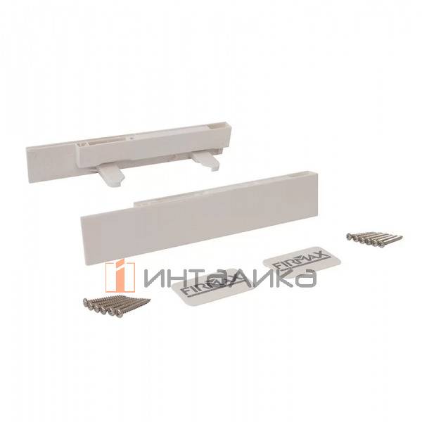 Комплект соединителей передней панели FIRMAX для внутреннего ящика Slimline, H185 (держатели передней панели, заглушки, винты) перламутр – 3