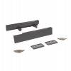 Превью Комплект соединителей передней панели FIRMAX для внутреннего ящика Slimline, H185 (держатели передней панели, заглушки, винты) антрацит – 3