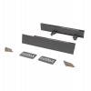 Превью Комплект соединителей передней панели FIRMAX для внутреннего ящика Slimline, H185 (держатели передней панели, заглушки, винты) антрацит – 1