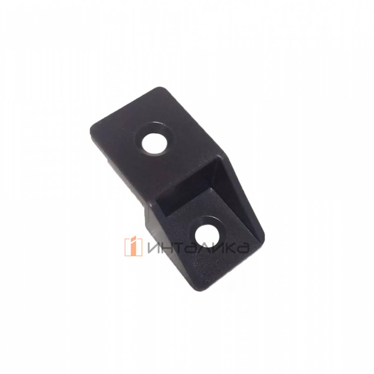 Уголок соединительный для задней стенки и дна широкого ящика FIRMAX Slimline, антрацит