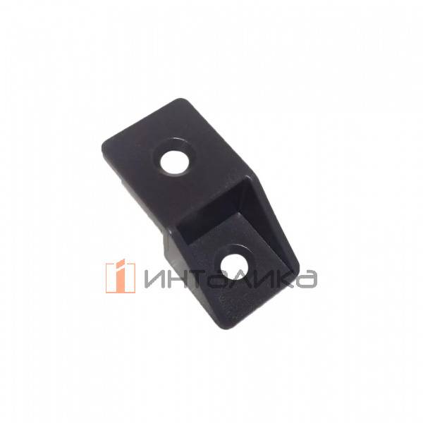 Уголок соединительный для задней стенки и дна широкого ящика FIRMAX Slimline, антрацит – 1