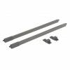Превью Комплект квадратных верхних рейлингов с креплениями FIRMAX Smartline, NL400, алюминий, антрацит – 1