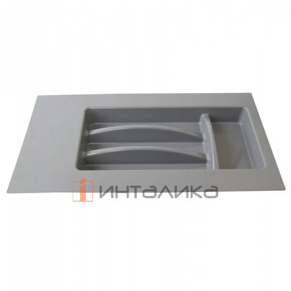 Лоток для столовых приборов FIRMAX, база 300-350, H45, пластик, серый – 3