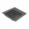 Превью Лоток для столовых приборов FIRMAX, база 400-450, H45, пластик, антрацит – 1