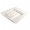 Превью Лоток для столовых приборов FIRMAX, база 400-450, H45, пластик, белый – 1