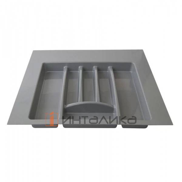 Лоток для столовых приборов FIRMAX, база 500-550, H45, пластик, серый – 2