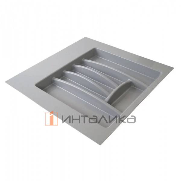 Лоток для столовых приборов FIRMAX, база 500-550, H45, пластик, серый – 3