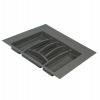 Превью Лоток для столовых приборов FIRMAX, база 500-550, H45, пластик, антрацит – 1