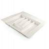 Превью Лоток для столовых приборов FIRMAX, база 500-550, H45, пластик, белый – 1
