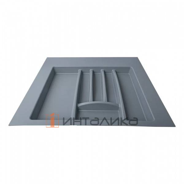 Лоток для столовых приборов FIRMAX, база 600, H45, пластик, серый – 3