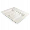 Превью Лоток для столовых приборов FIRMAX, база 600, H45, пластик, белый – 1