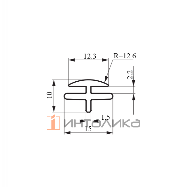 Соединительный профиль для лотков FIRMAX, длина 505, пластик, белый – 3