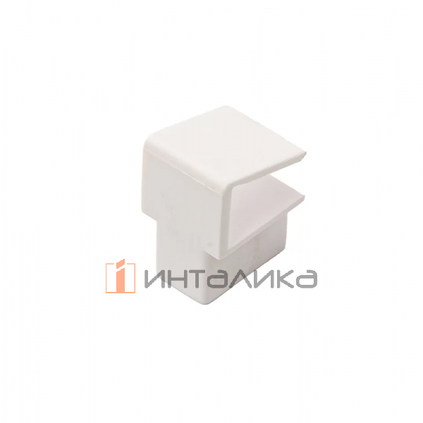 Коннектор для разделительного рейлинга ALPHALUX Crystal, для металлических боковин, белый – 4