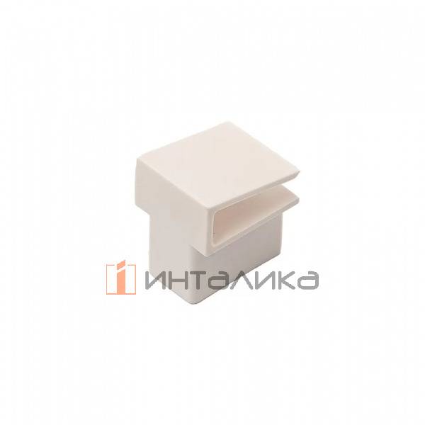 Коннектор для разделительного рейлинга ALPHALUX Crystal, для стеклянных боковин, белый – 4