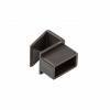 Превью Коннектор для разделительного рейлинга ALPHALUX Crystal, для металлических боковин, антрацит – 2