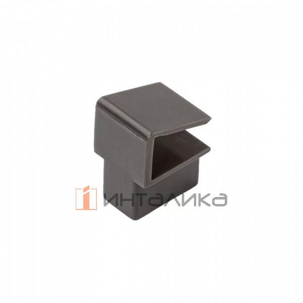 Коннектор для разделительного рейлинга ALPHALUX Crystal, для металлических боковин, антрацит – 4