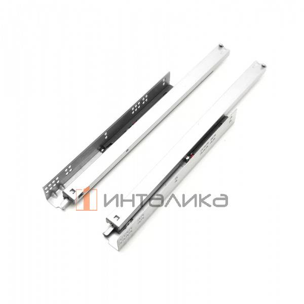 Комплект скрытых направляющих ALPHALUX Crystal, полное выдвижение, Soft-Closе, NL450, G35 – 1