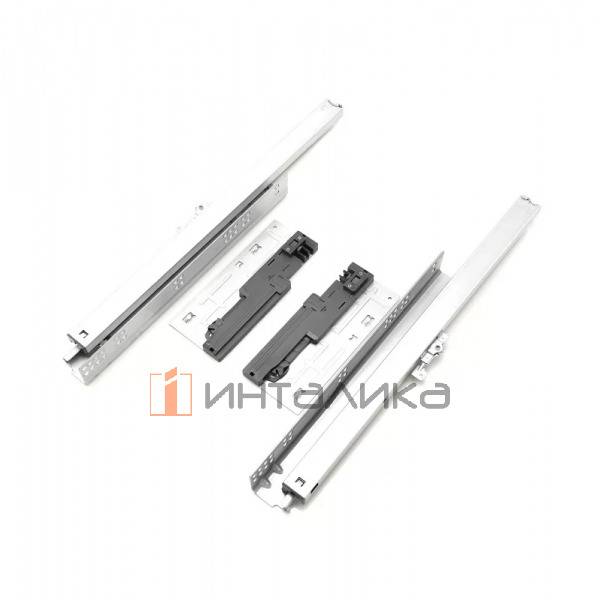 Комплект скрытых направляющих ALPHALUX Crystal, полное выдвижение, Push-to-Open под штангу-синхронизатор, NL450, G35 – 1