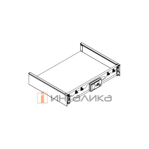 Комплект для подключения LED-подсветки ALPHALUX для ящика CRYSTAL (корпус для батареек (без батареек) 1шт, крепеж 2шт) – 4
