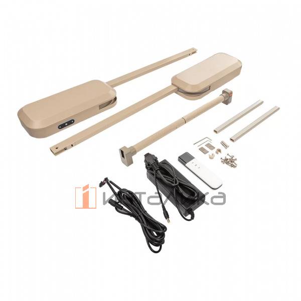 Автоматический пантограф ALPHALUX Aiden ширина секции 764-964, G20, шампань – 2