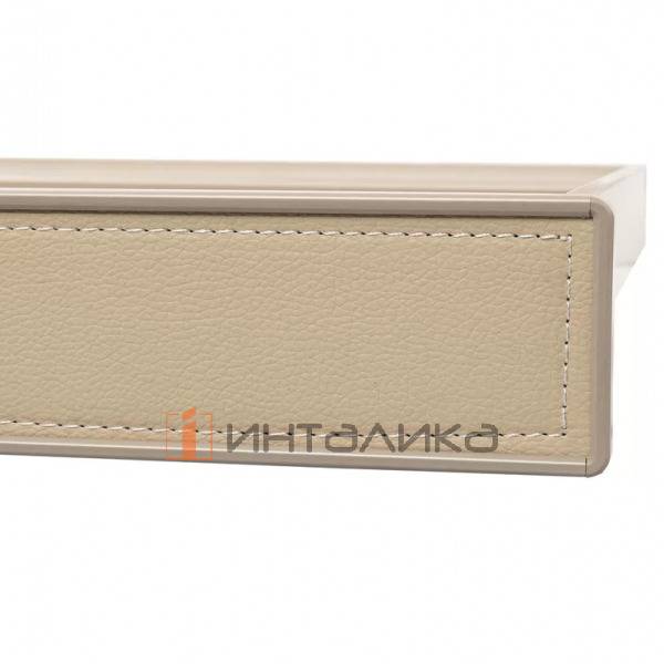 Выдвижная корзина ALPHALUX Aiden в базу 600, 564х430х68, алюминий/экокожа, G30, шампань – 3